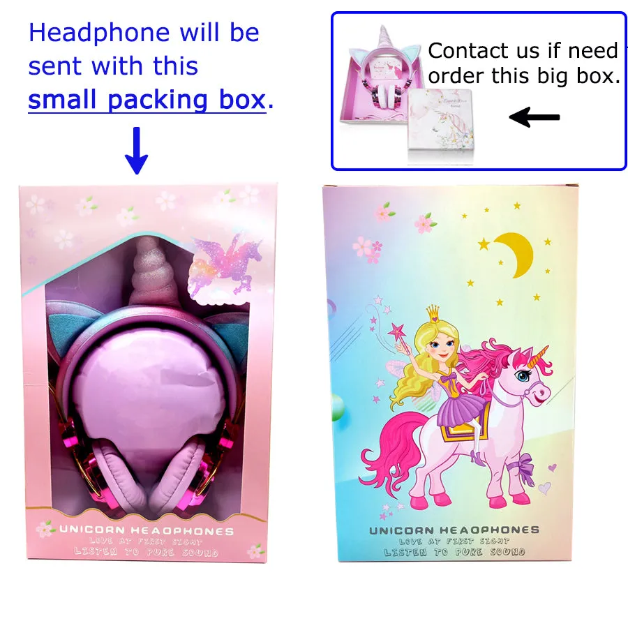 Magical Girl Anime Unicorn Wired Headphones