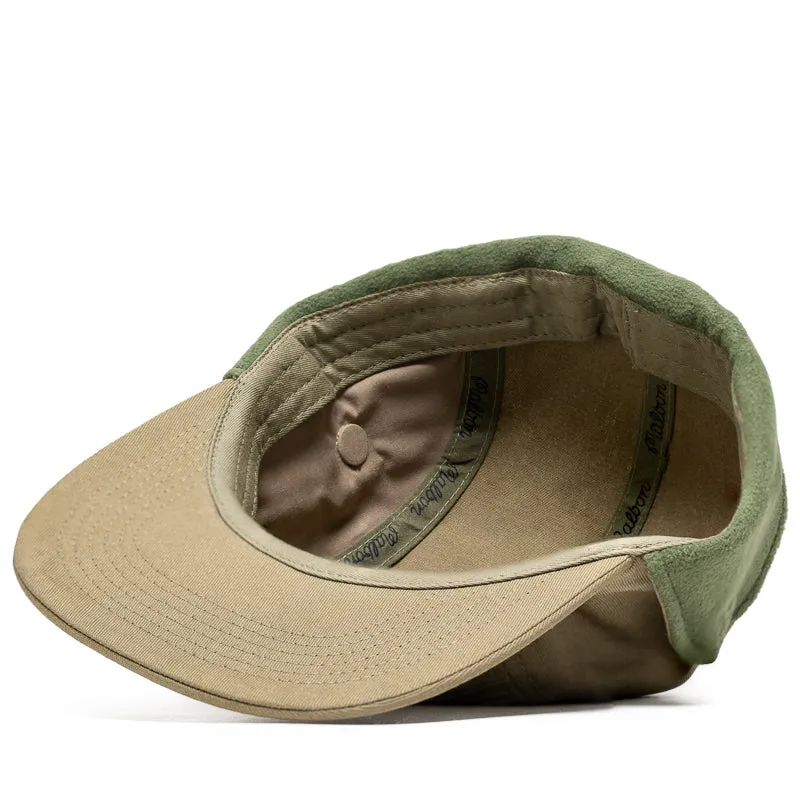 Malbon Golf Blind Ear Flap 5 Panel Hat - Army