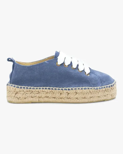 Manebi Blue Jeans Espadrille Sneaker