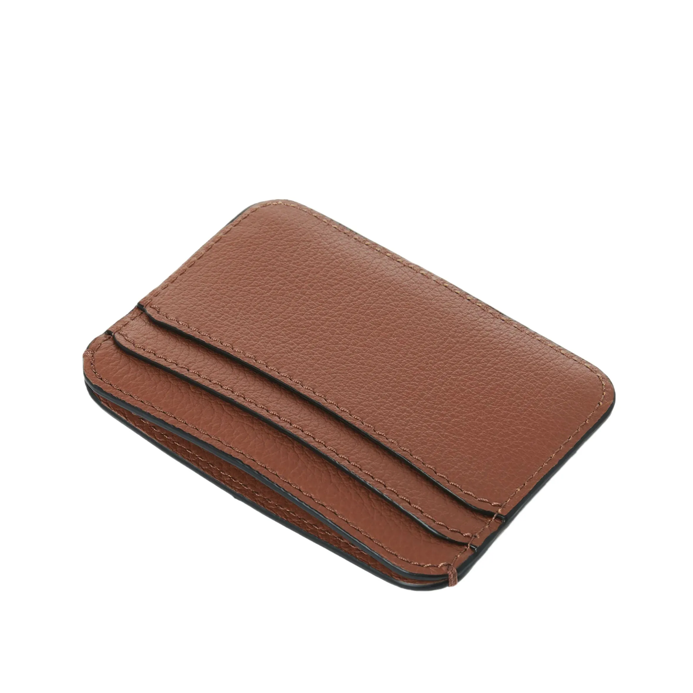 Marcie Flat Card Holder Tan - Shop Now