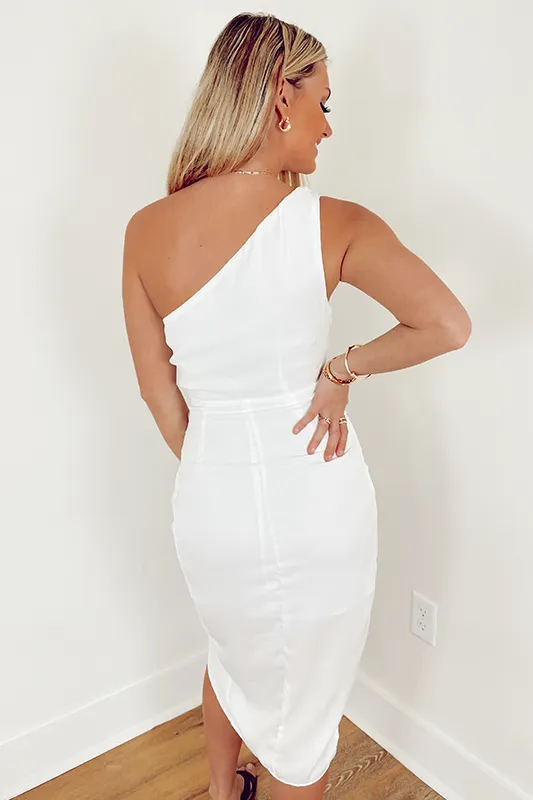 Margot Wrap Dress -White