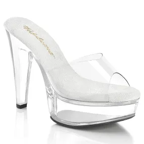 MARTINI-501 Clear Crystal 5 Inch Heel