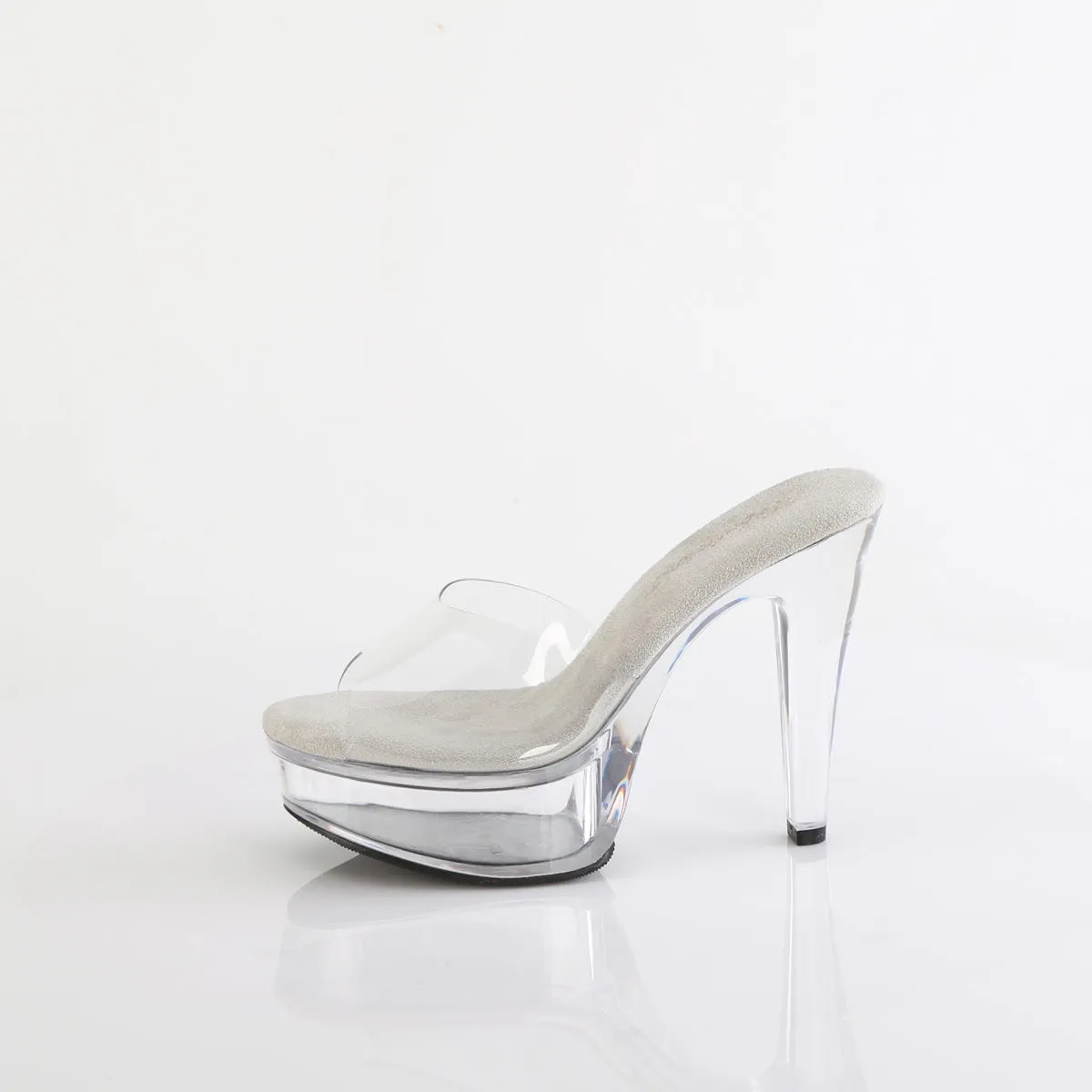 MARTINI-501 Clear Crystal 5 Inch Heel