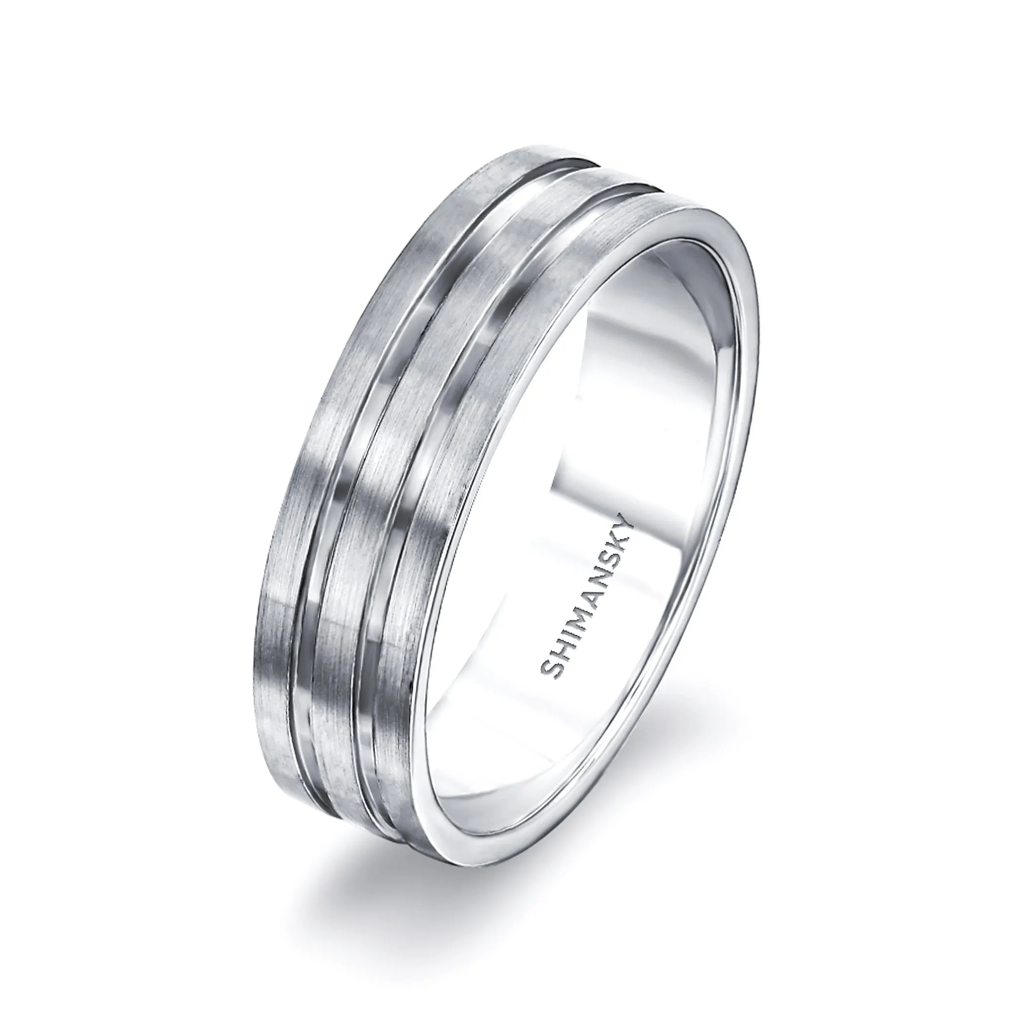 Max-line Flat Wedding Band