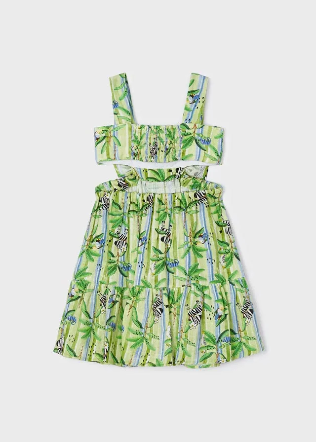 Mayoral Lime Green Dress for Girls