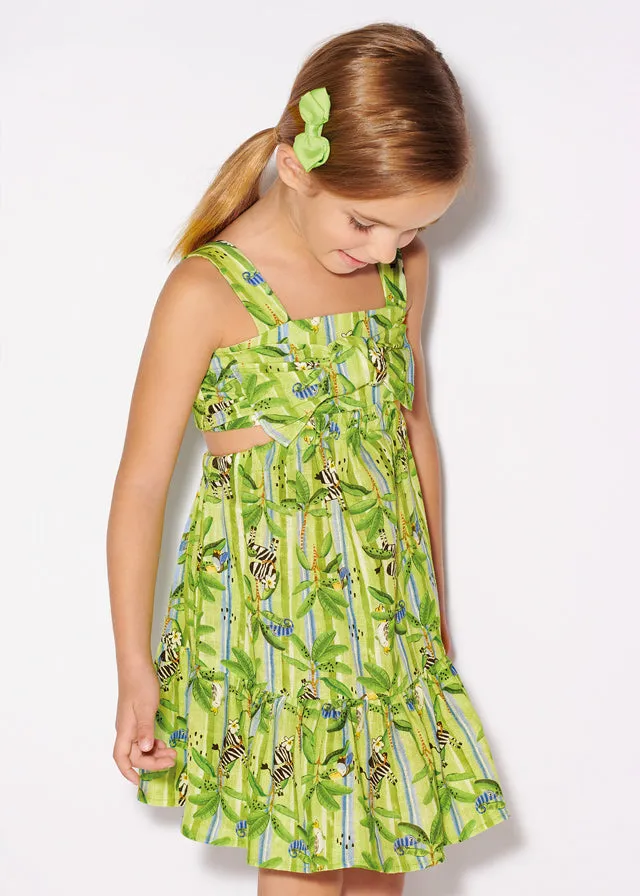 Mayoral Lime Green Dress for Girls