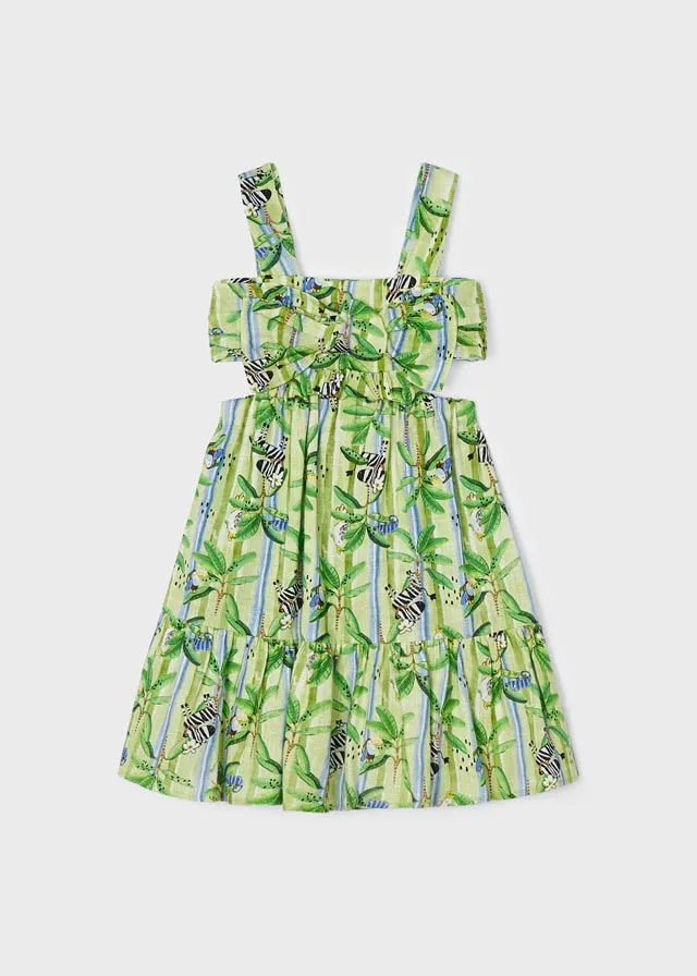 Mayoral Lime Green Dress for Girls