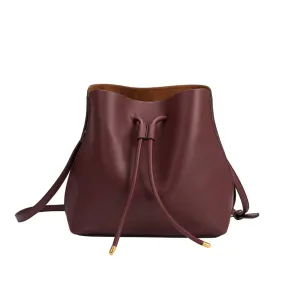 Medium Burgundy Shoulder Bag named Leia