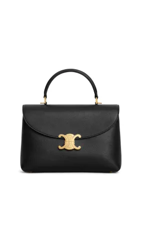 Supple Calfskin Medium Black Nino Bag