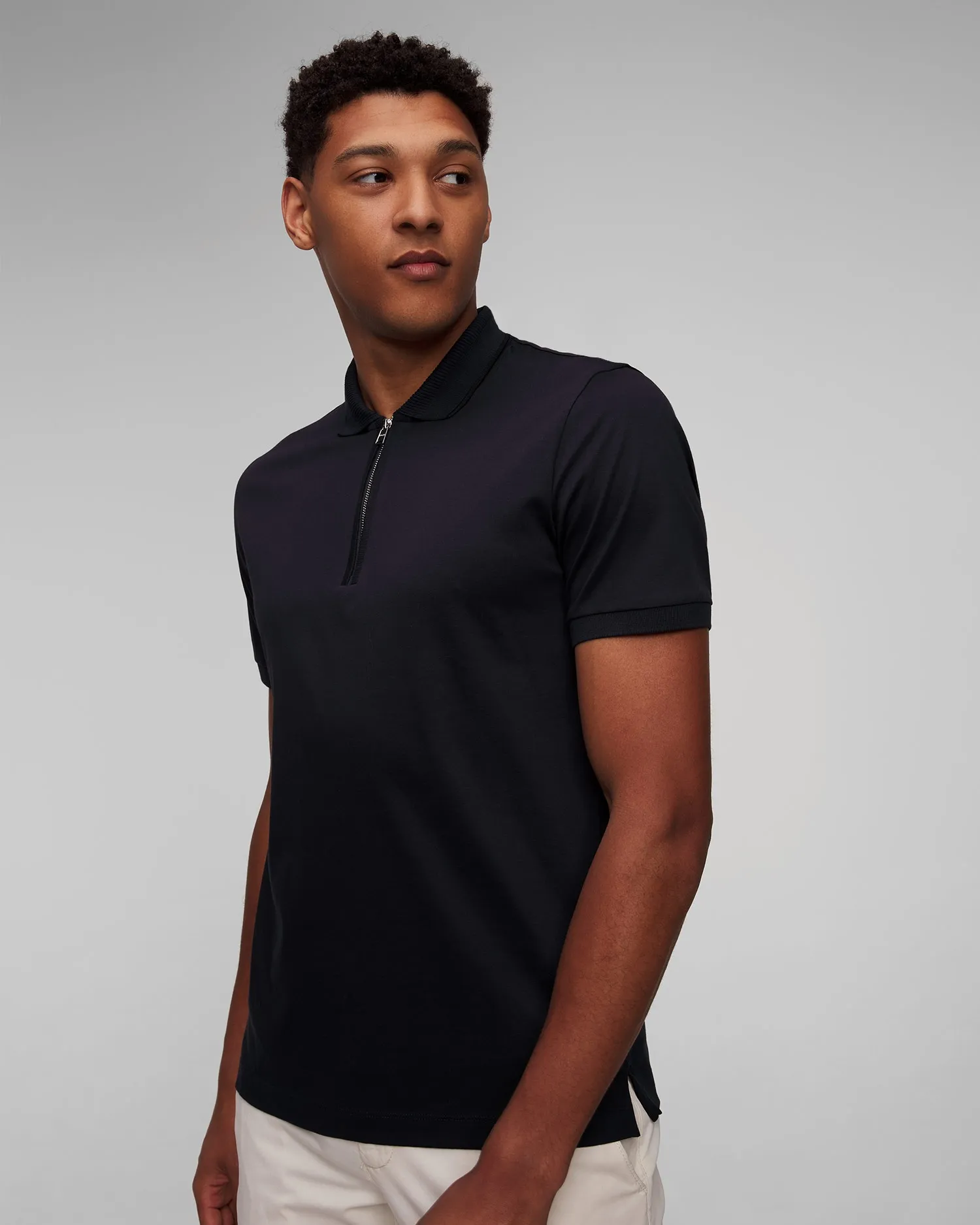 Men's navy blue polo shirt Hugo Boss Polston 50513375-404