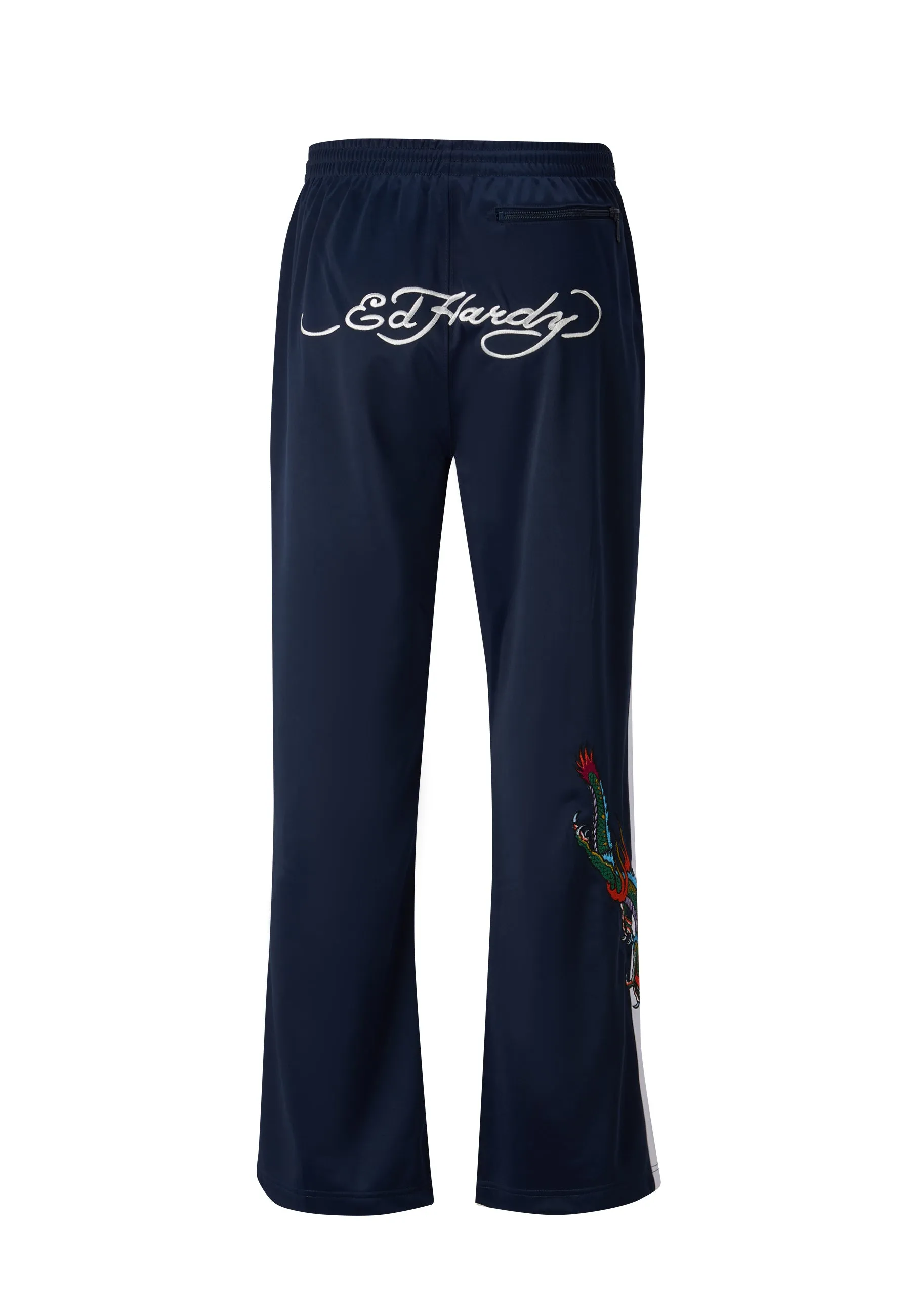 Mens Big Drag Tricot Tracksuit Joggers - Navy