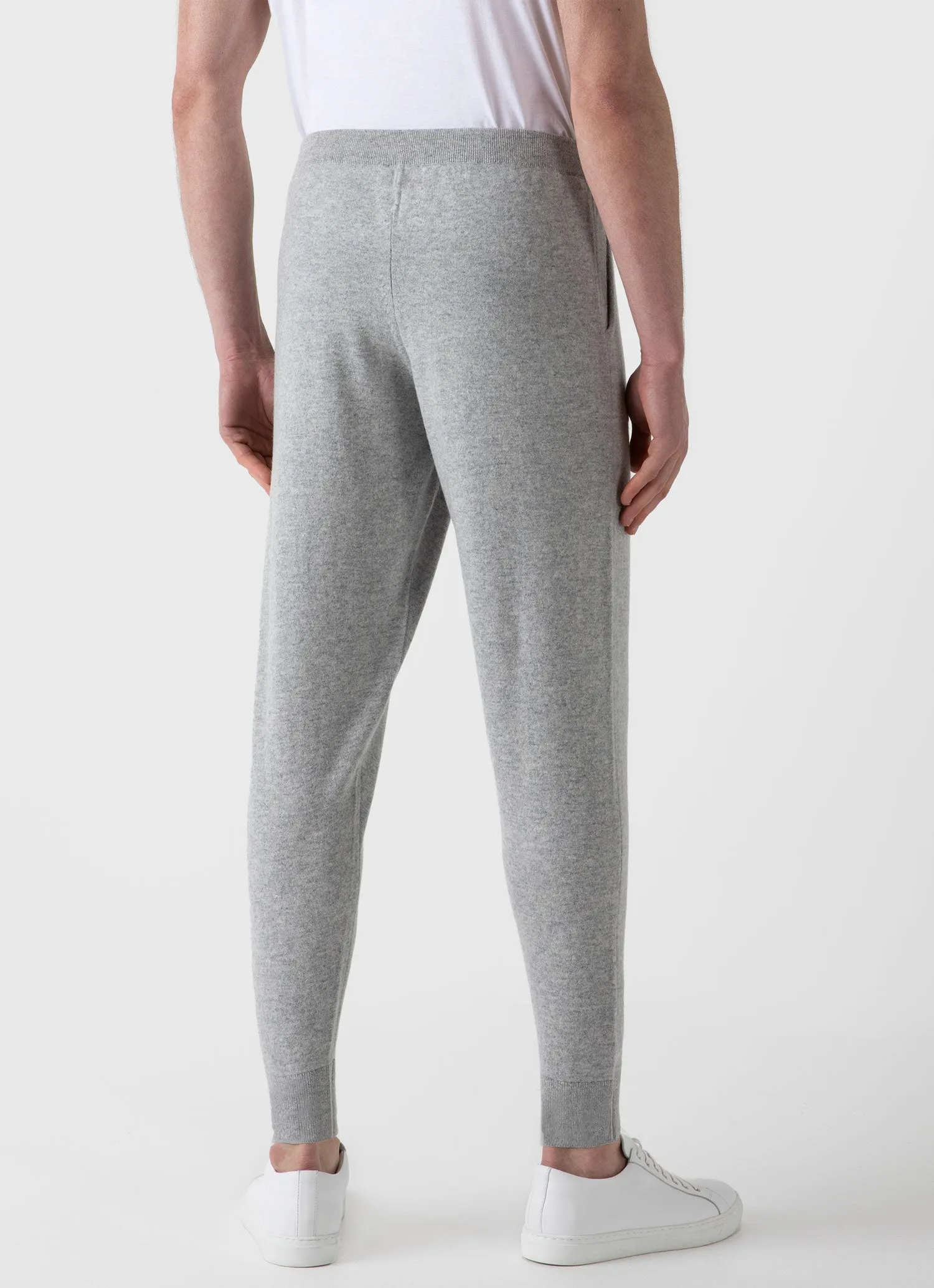 Men's Cashmere Lounge Pant in Grey Melange