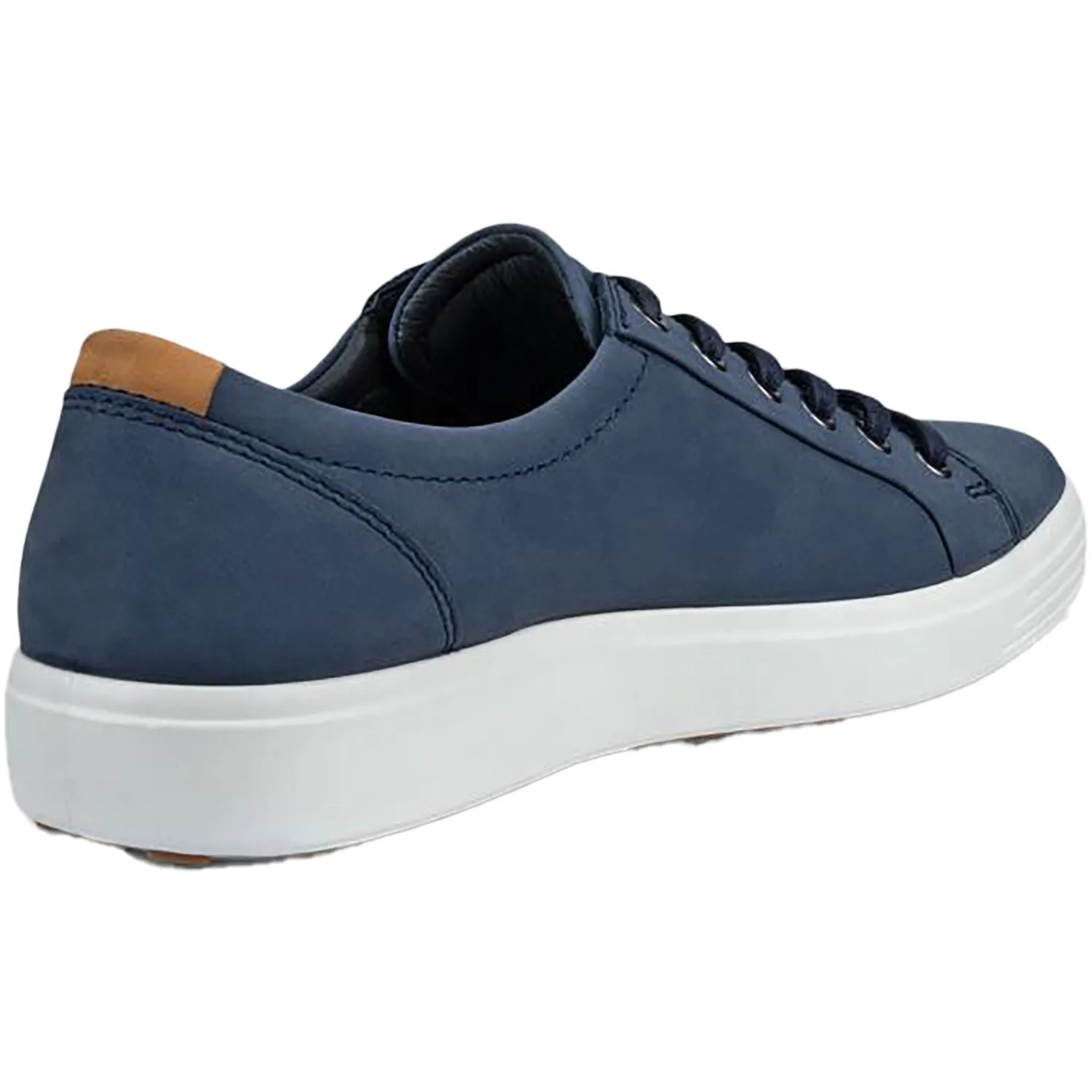 Men's Ecco Soft 7 Sneaker Marine/Lion Nubuck