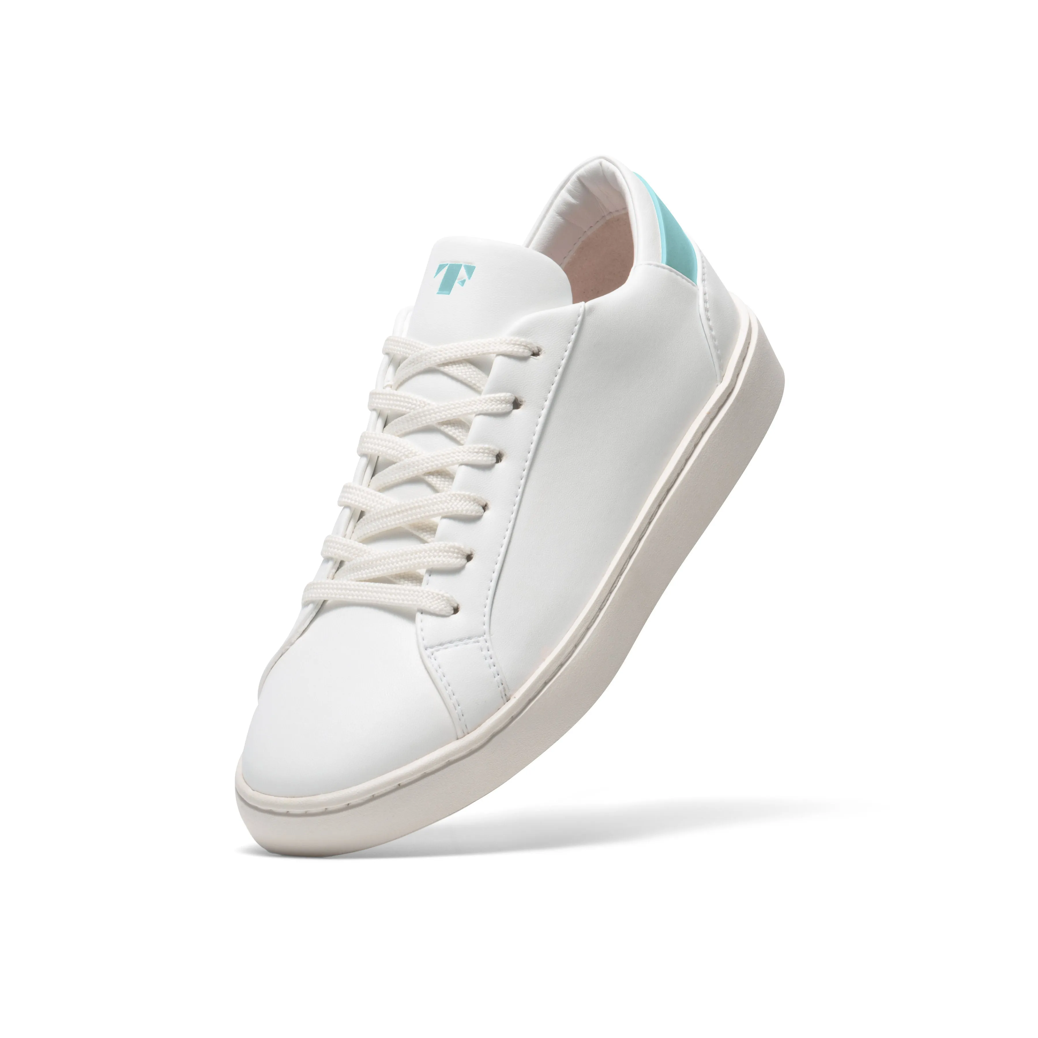 Men's Lace Up | White-Aqua