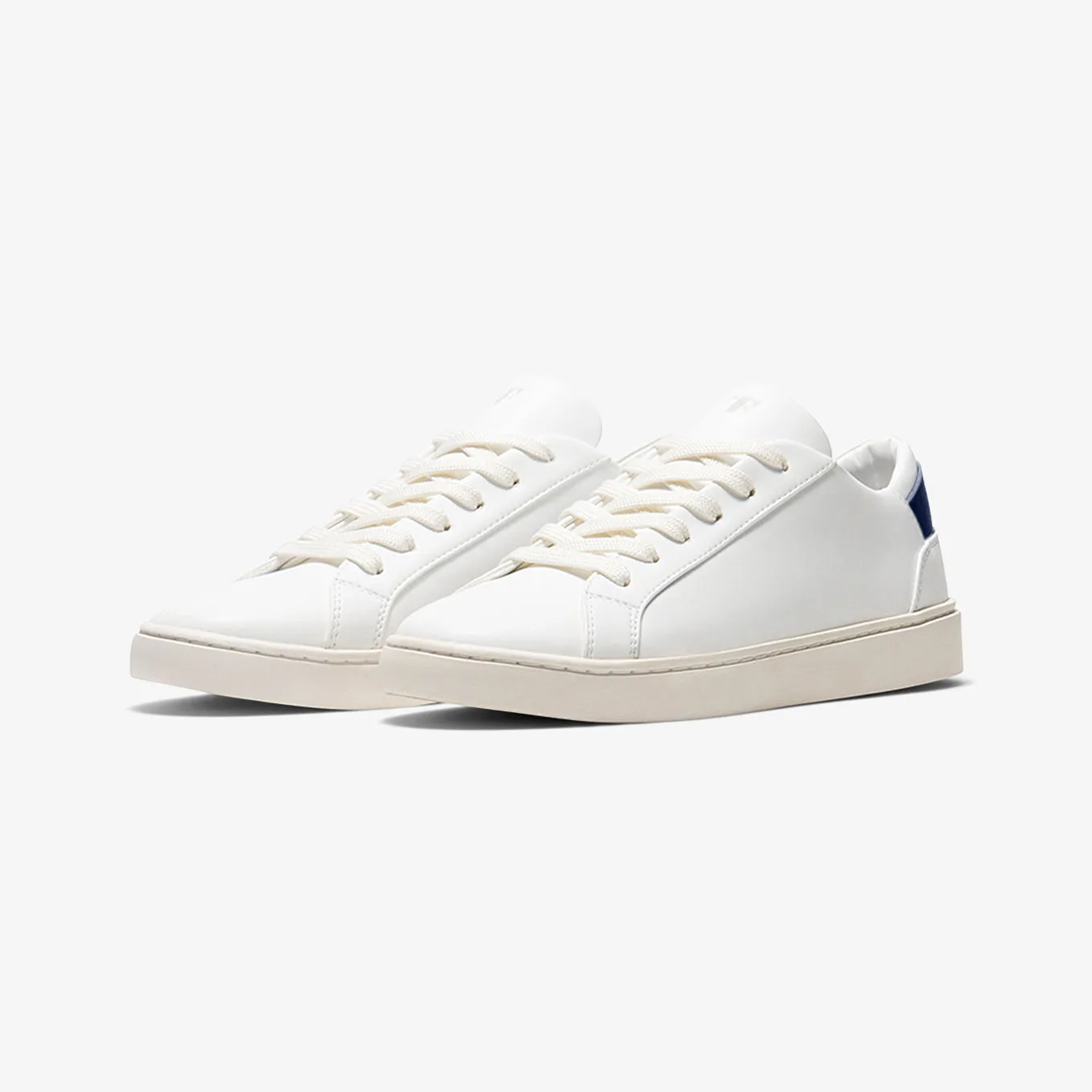 Men's Lace Up | White-Midnight Blue