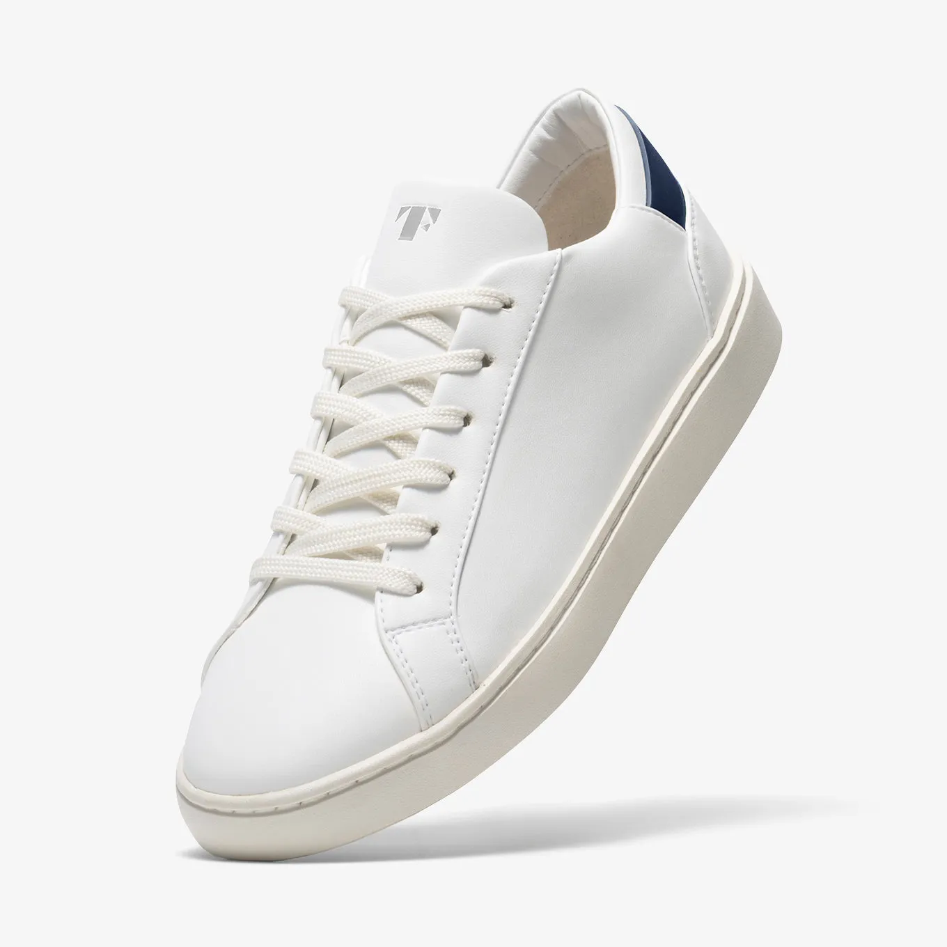 Men's Lace Up | White-Midnight Blue