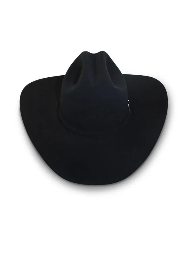 Resistol Mens Black Gold Felt Hat