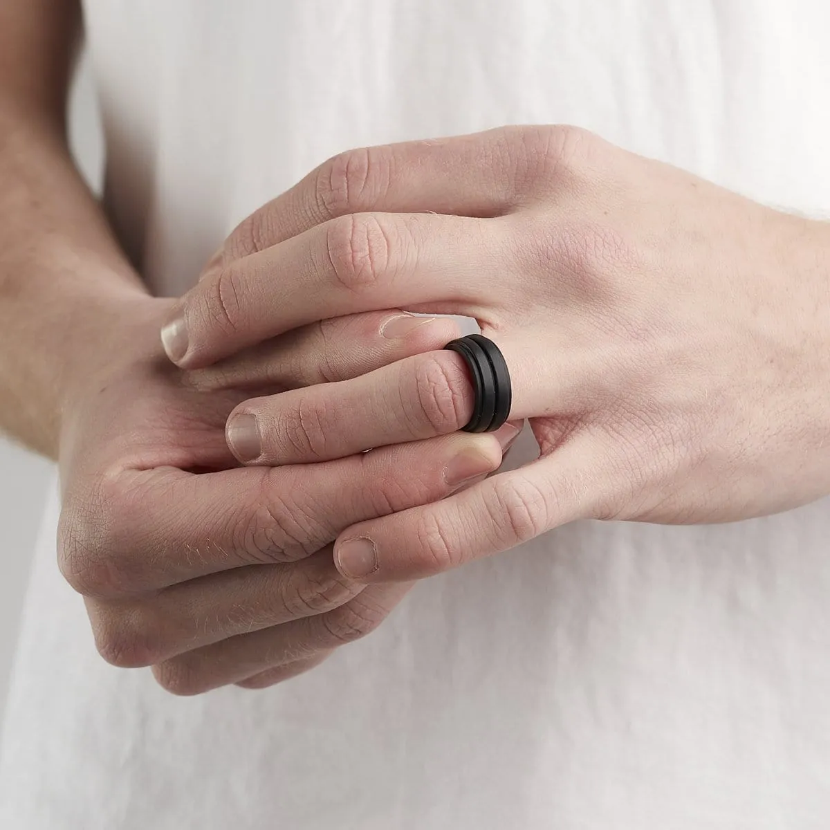 Singletrack Men's Silicone Ring