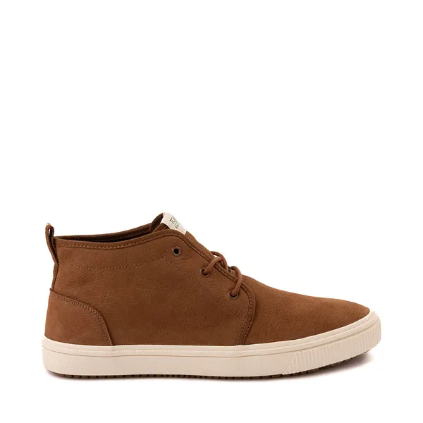 Mens TOMS Carlo Mid Terrain Leather Sneaker - Chestnut