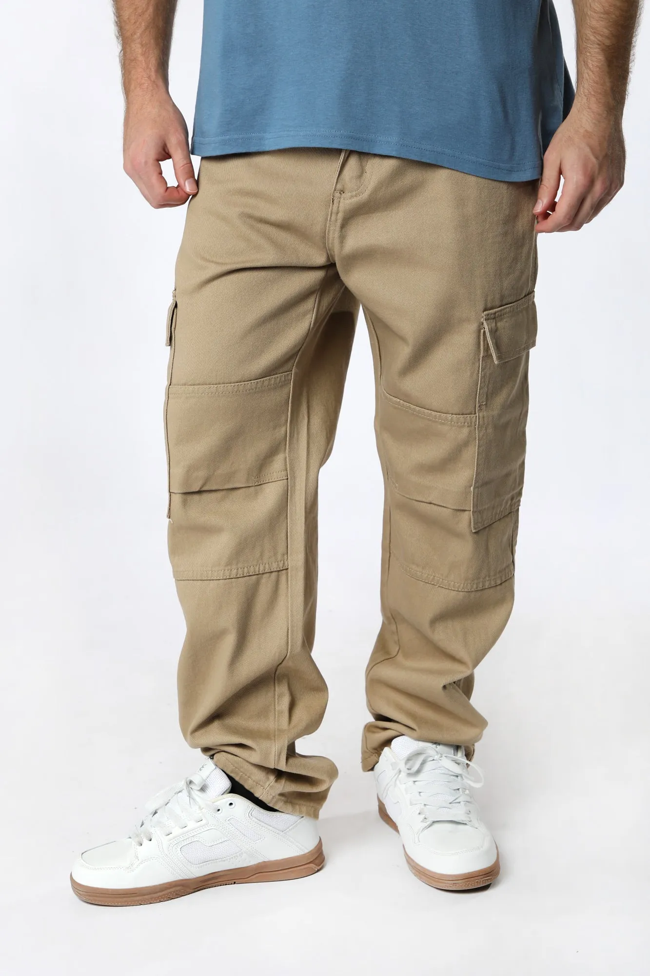 Men's Wide Leg Cargo Pants West49