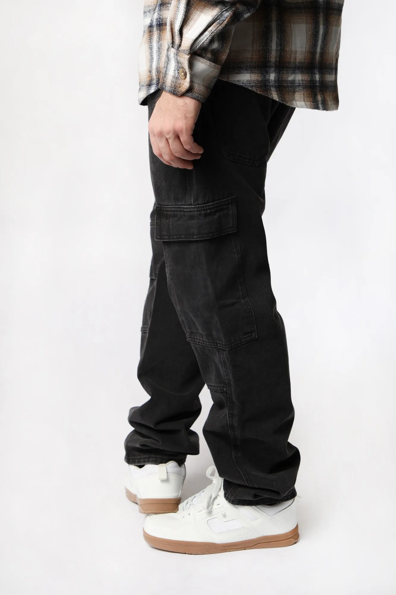 Men's Wide Leg Cargo Pants West49