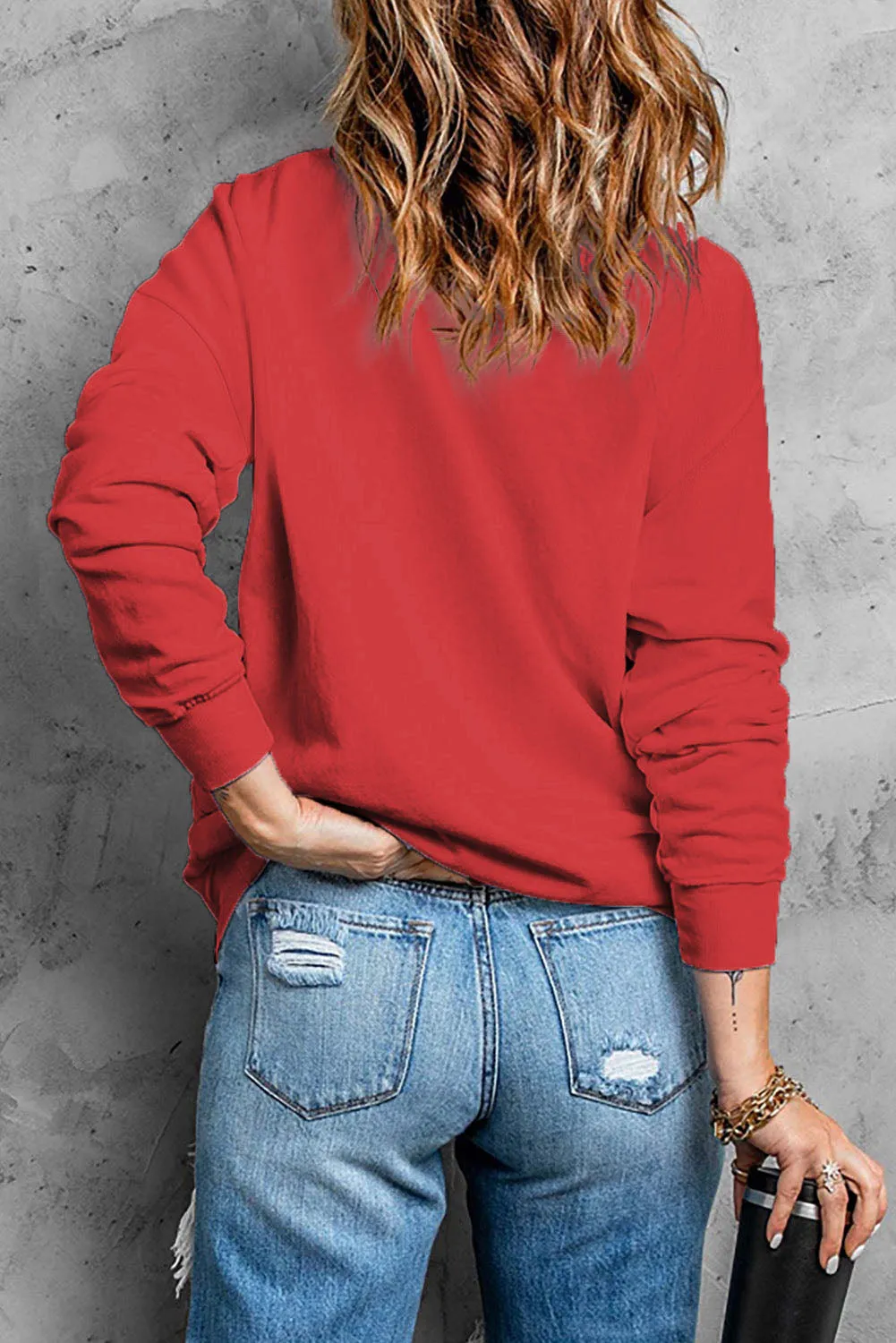 MERRY MAMA Sweatshirt - Graphic Round Neck