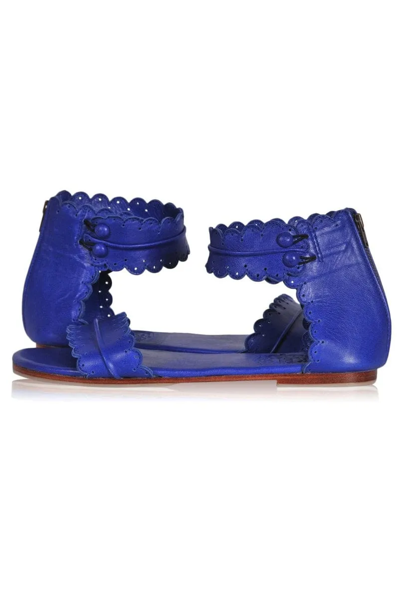 Royal Blue Midsummer Sandals