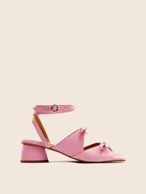 Mira Bubble Gum High Heel Sandals