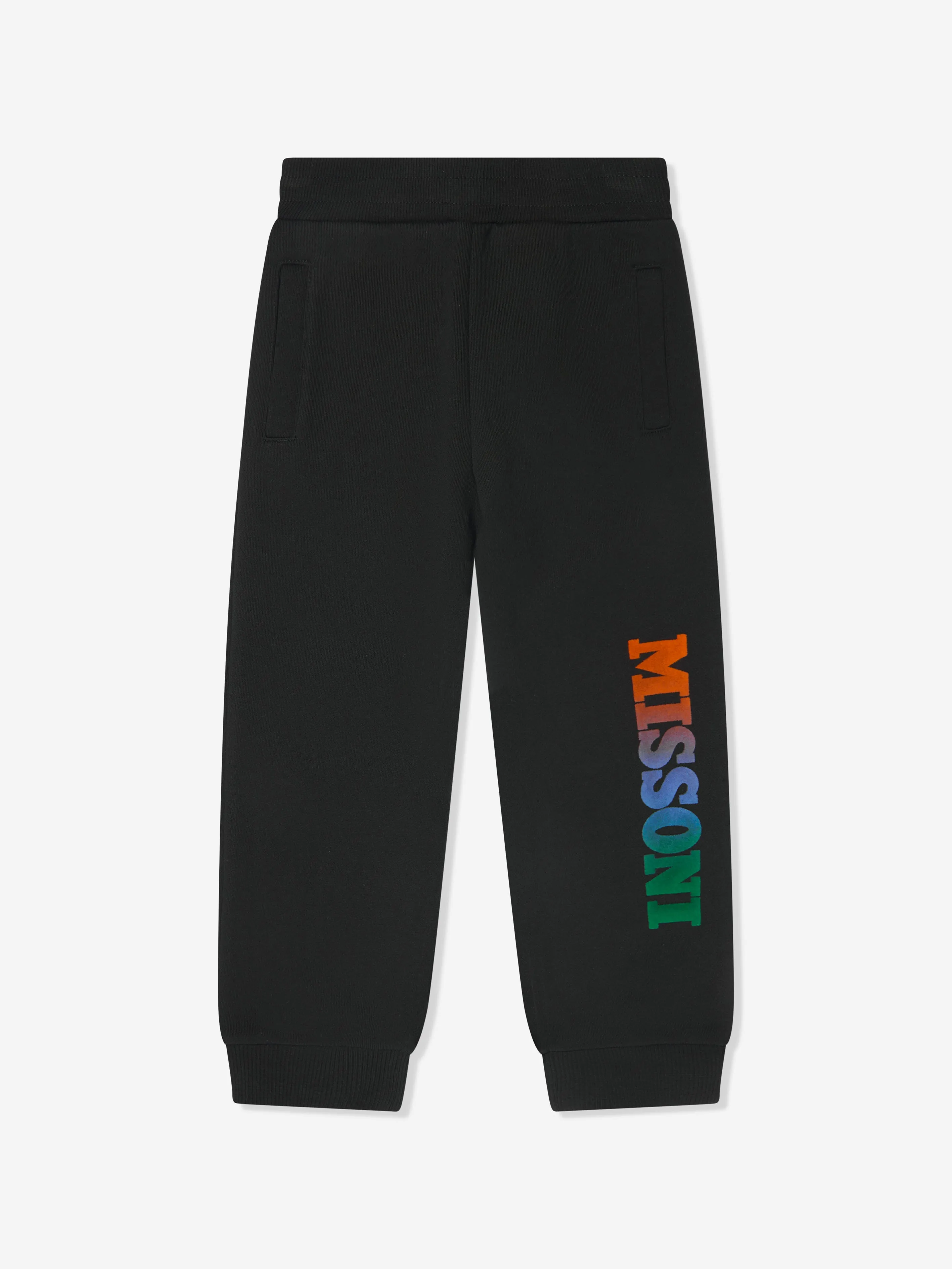 Missoni Kids Logo Joggers in Black