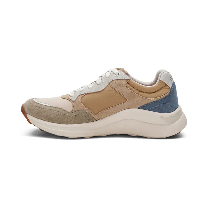  Molly Lace Up Sneaker in Tan  