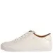 Moncler White Leather Trainer - Monclub Stitched