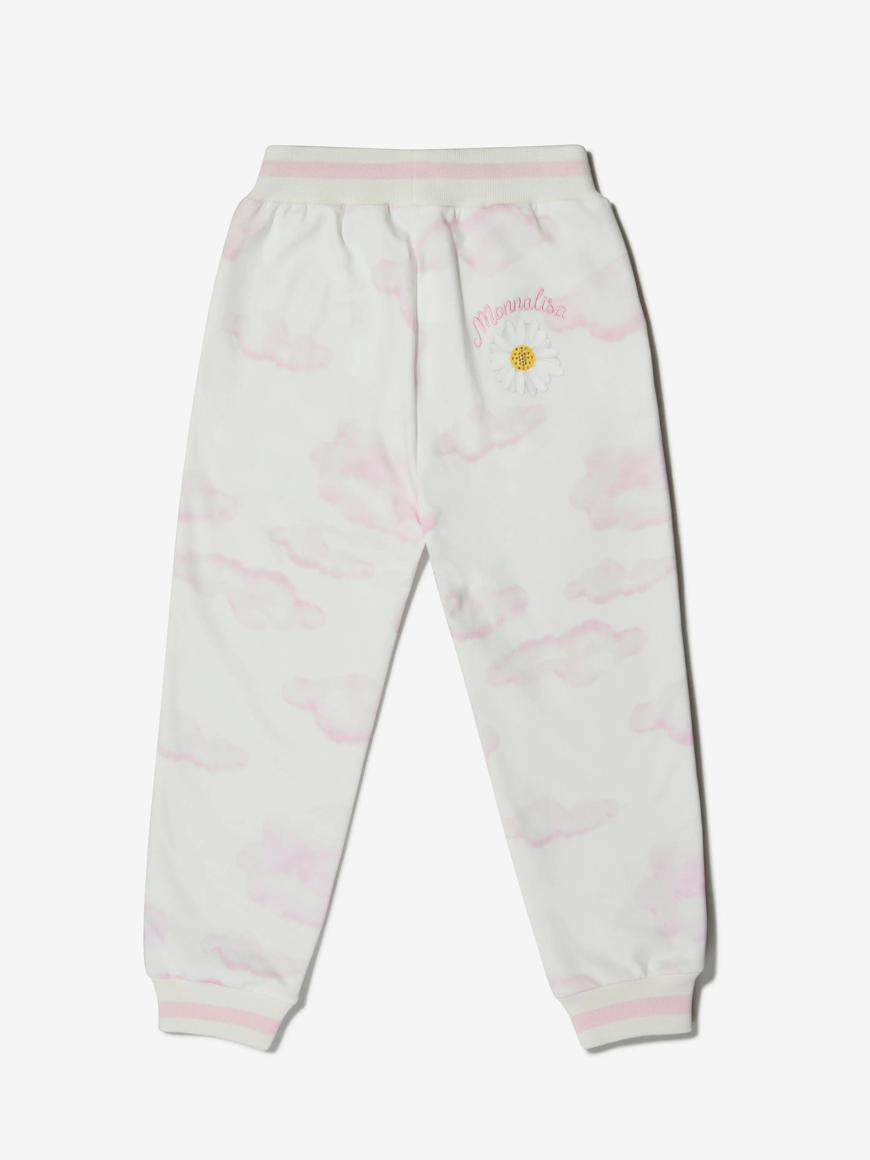 Monnalisa Girls Cotton Tweety Summer Sky Joggers