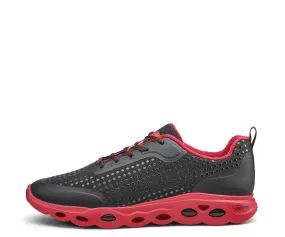 Montclair Women's Energystep Sneaker - Black & Red 16