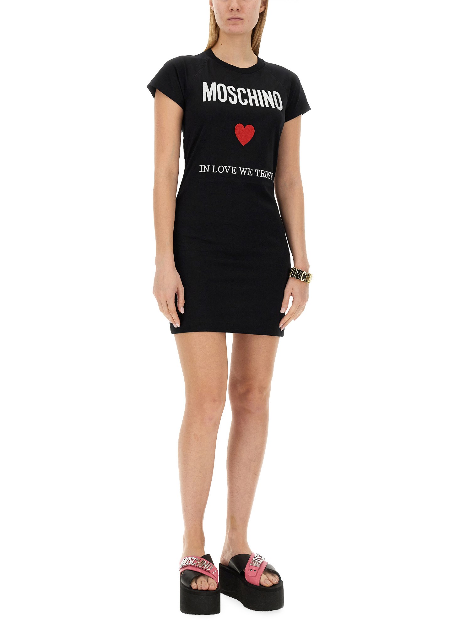 MOSCHINO Logo Dress