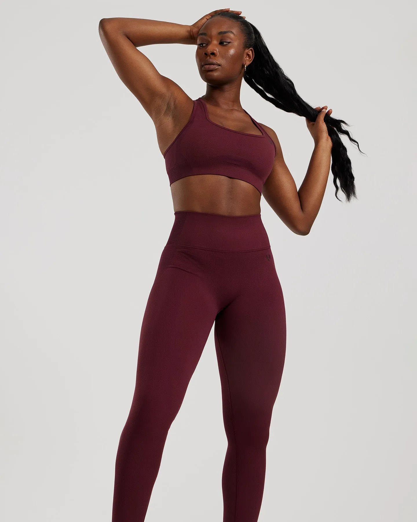 Motion Seamless Racer Back Bra | Dark Cherry