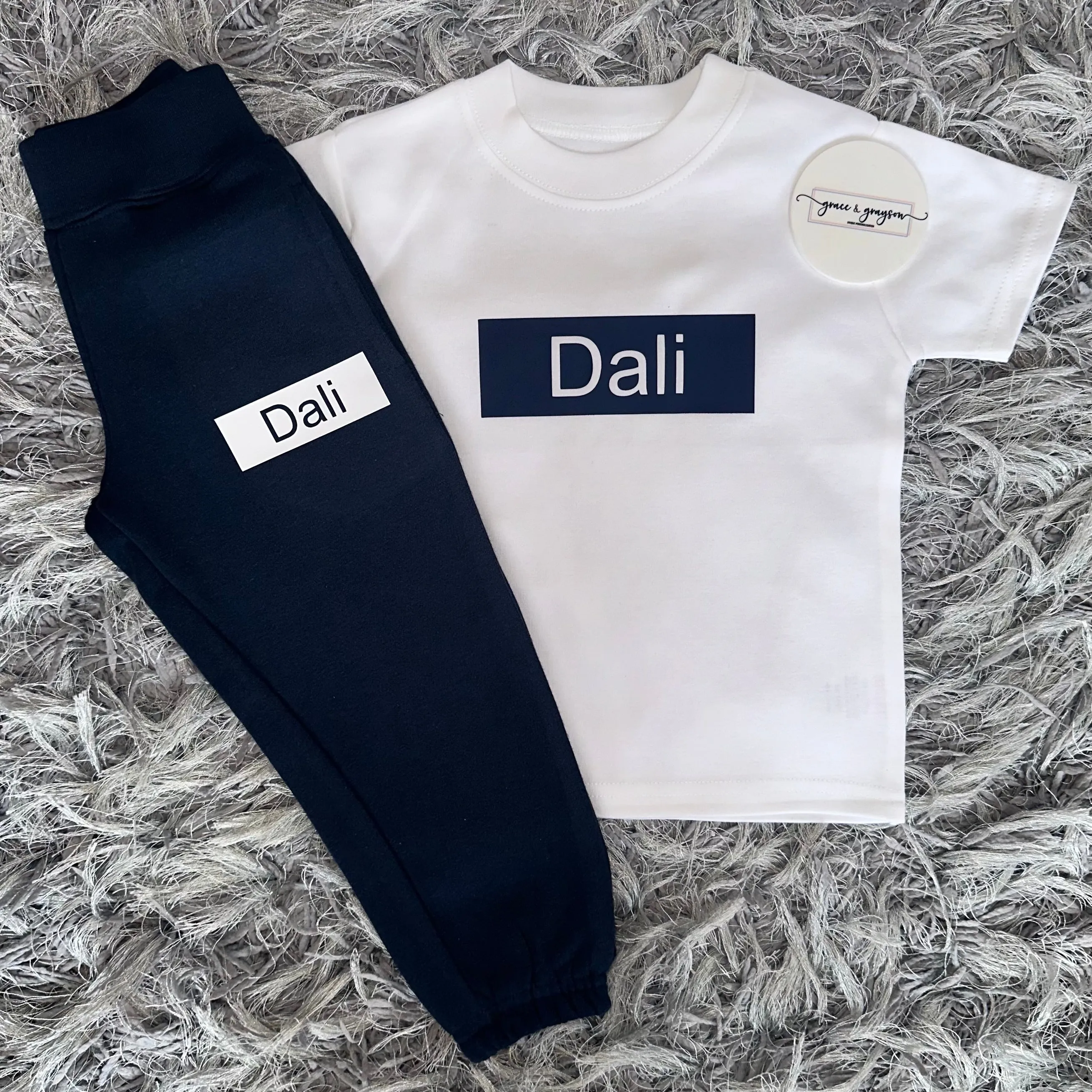 Name Bar T-Shirt & Joggers