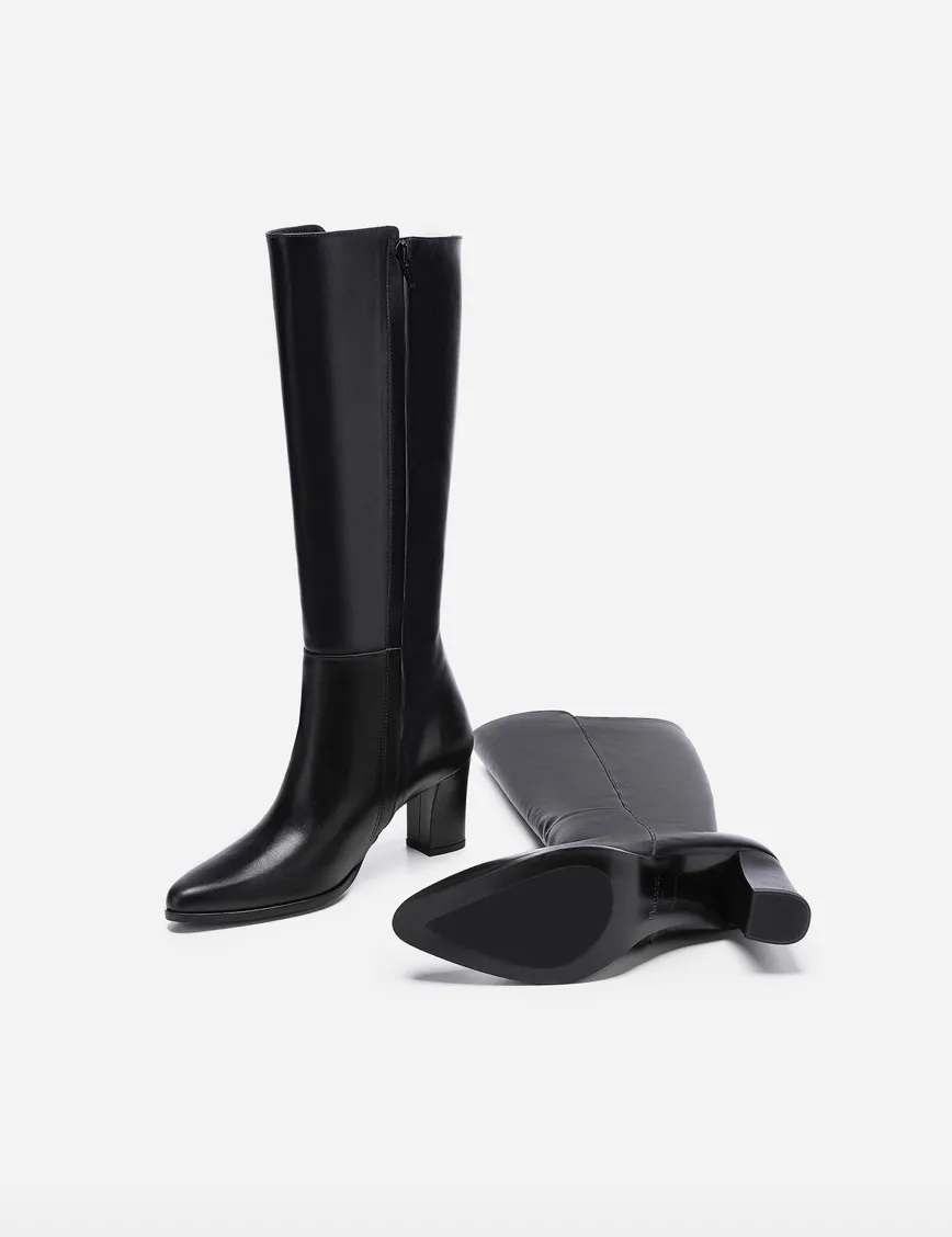 Nappa black Tuva boots