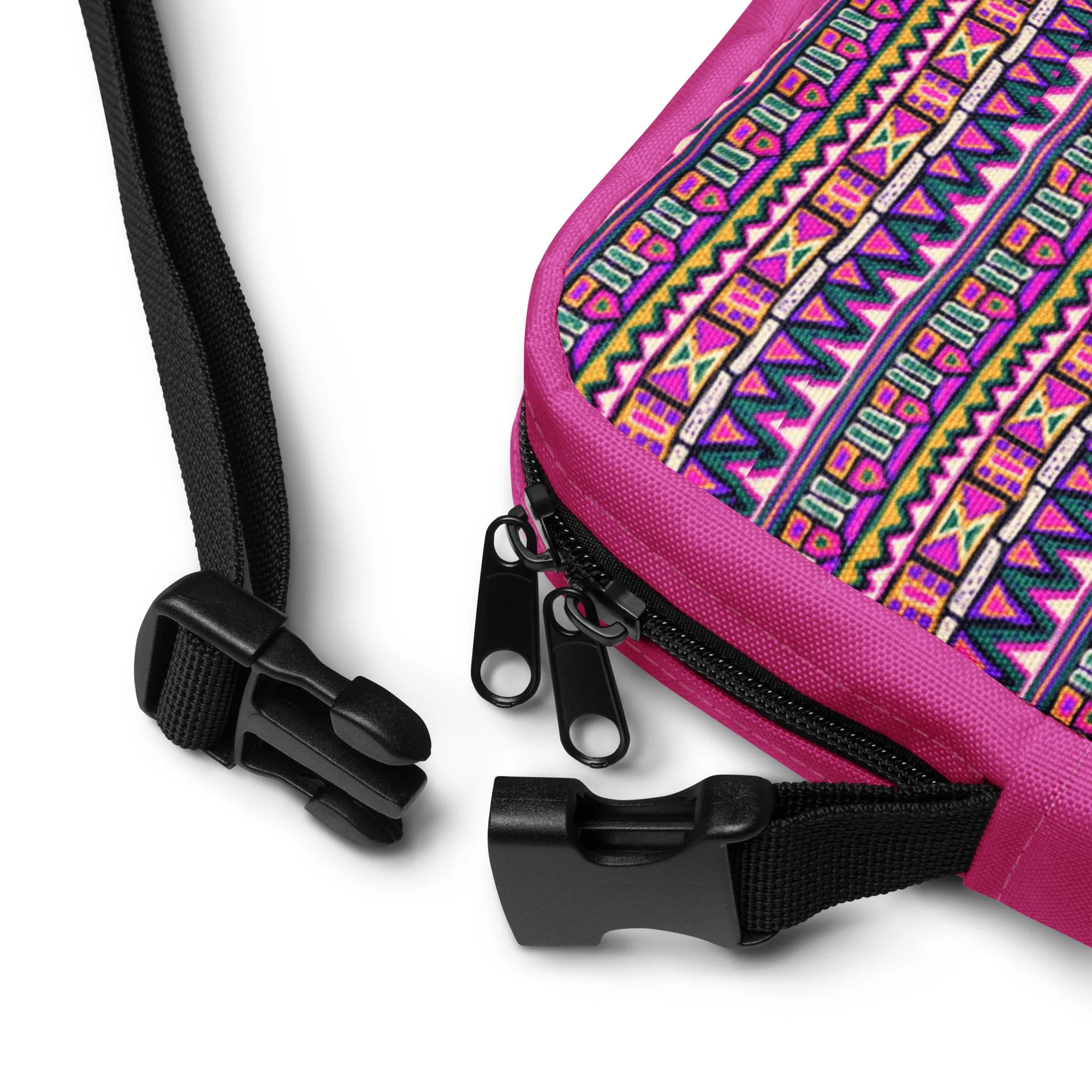 Native American Inspired Pattern Utility Crossbody Bag