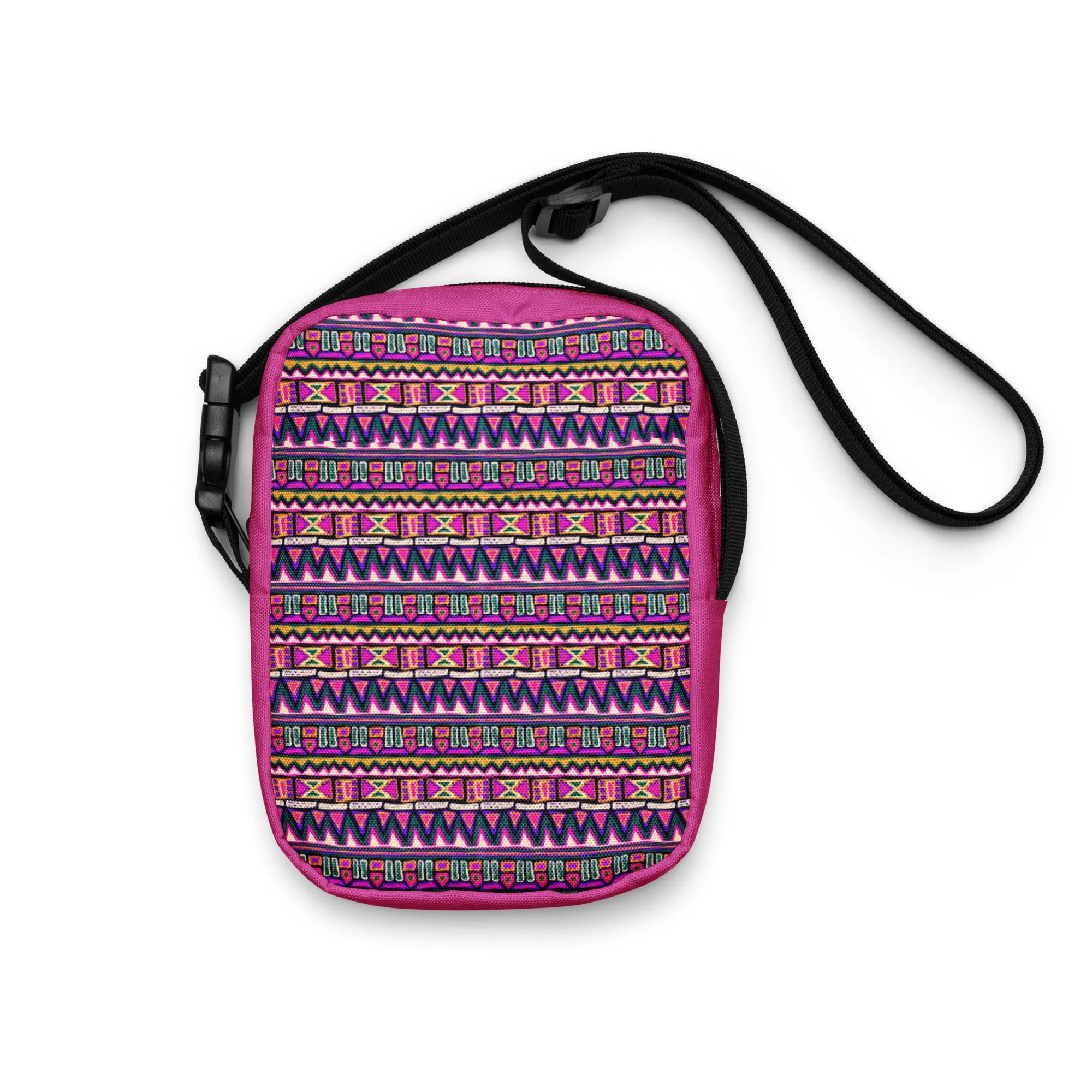 Native American Inspired Pattern Utility Crossbody Bag