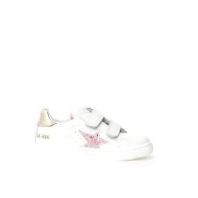 NATURINO PINN Pink Platinum Low Top Sneakers