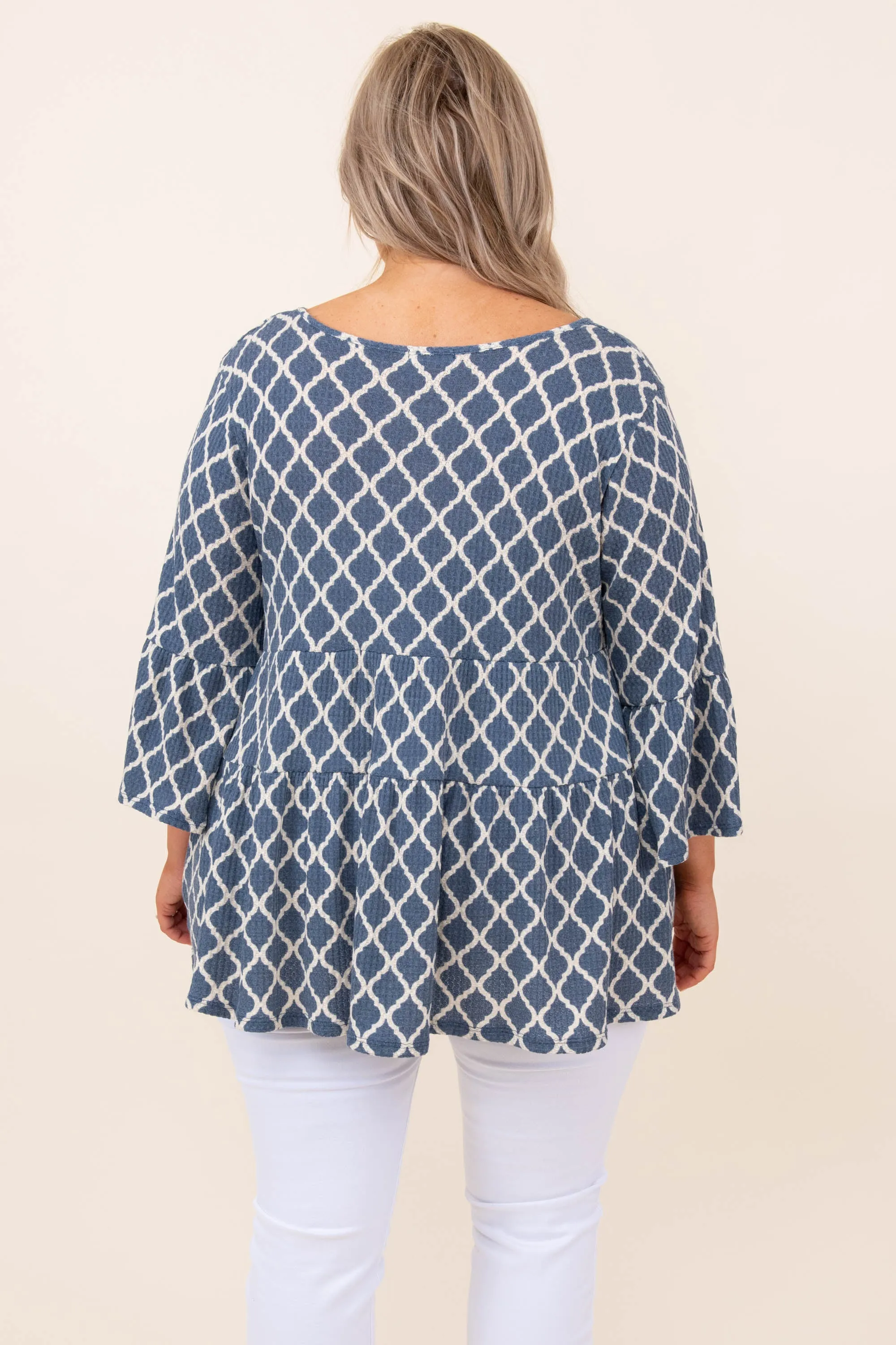 Navy Divine Nights Top.