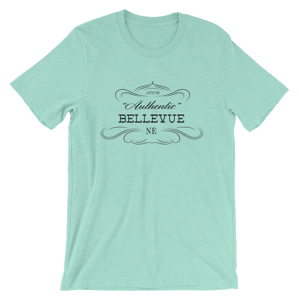 Bellevue NE Nebraska Short-Sleeve Unisex T-Shirt Authentic