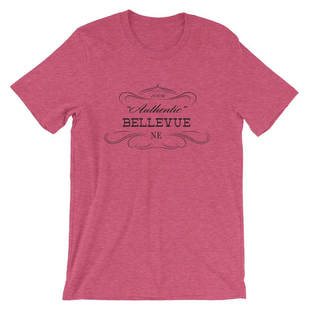 Bellevue NE Nebraska Short-Sleeve Unisex T-Shirt Authentic