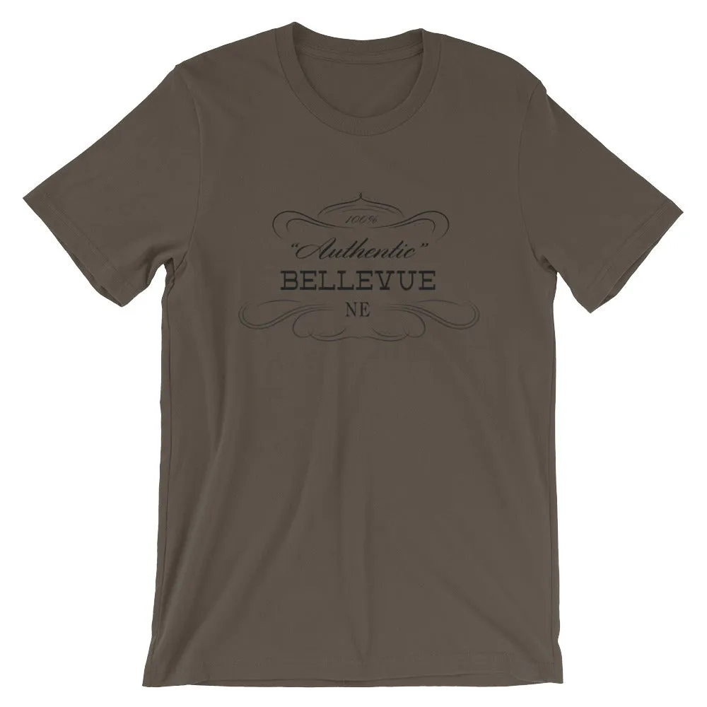 Bellevue NE Nebraska Short-Sleeve Unisex T-Shirt Authentic