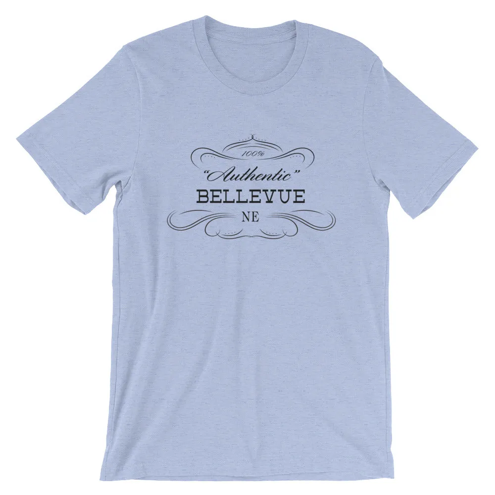 Bellevue NE Nebraska Short-Sleeve Unisex T-Shirt Authentic