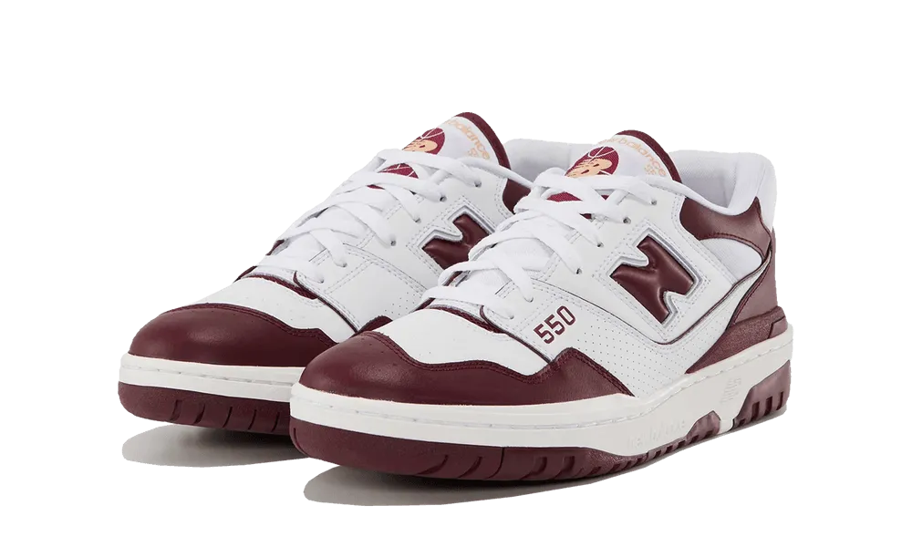 New Balance 550 White Burgundy - Official Website