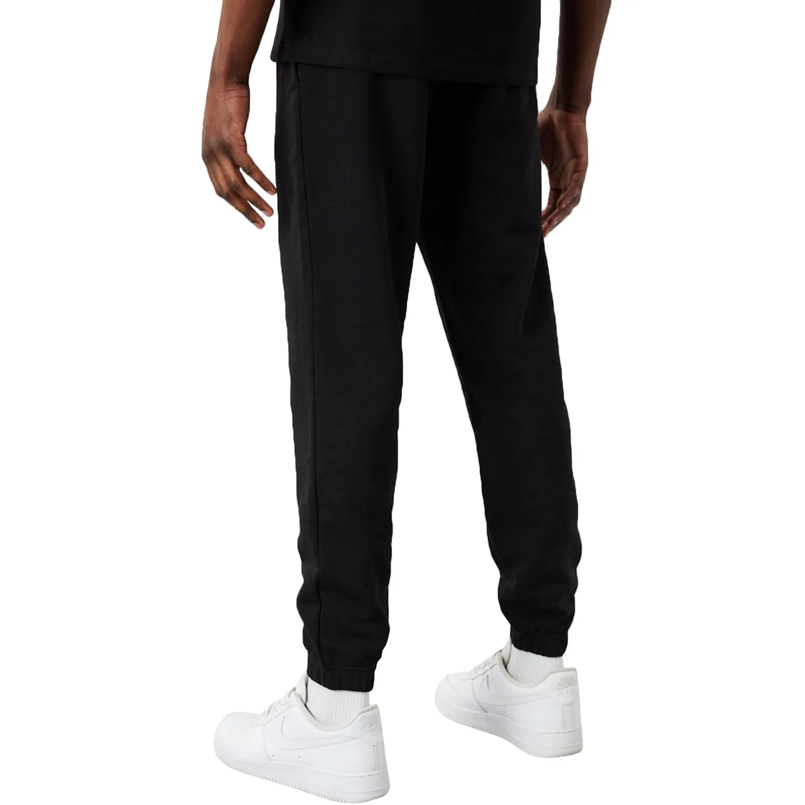 New Era Mens Los Angeles Lakers NBA Team Script Joggers - Black