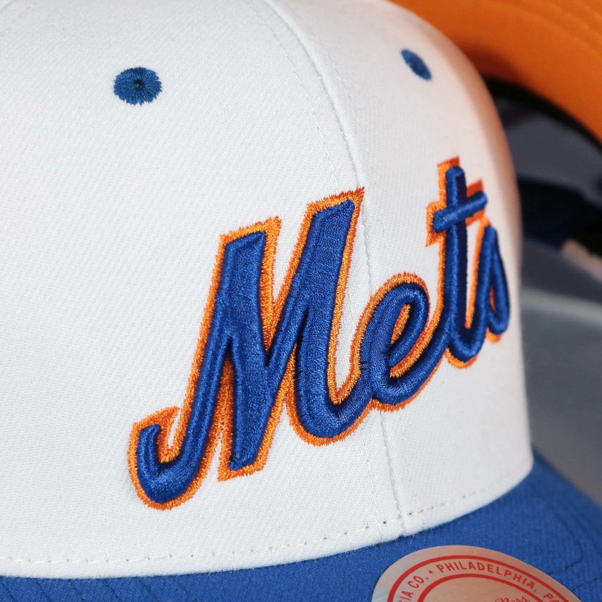 New York Mets Cooperstown Jersey Script Snapback Hat