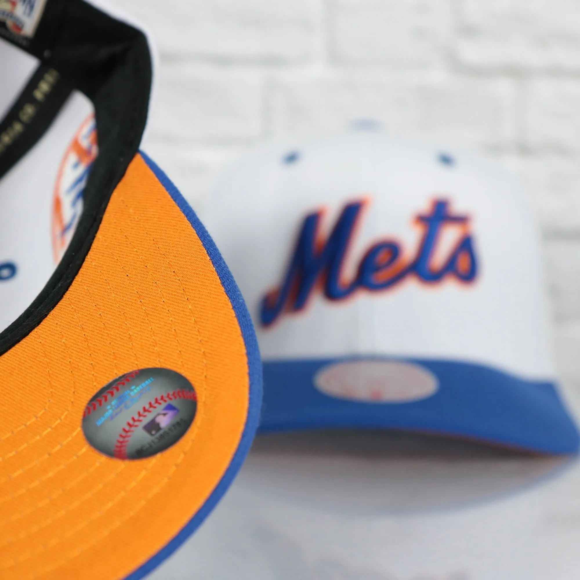 New York Mets Cooperstown Jersey Script Snapback Hat