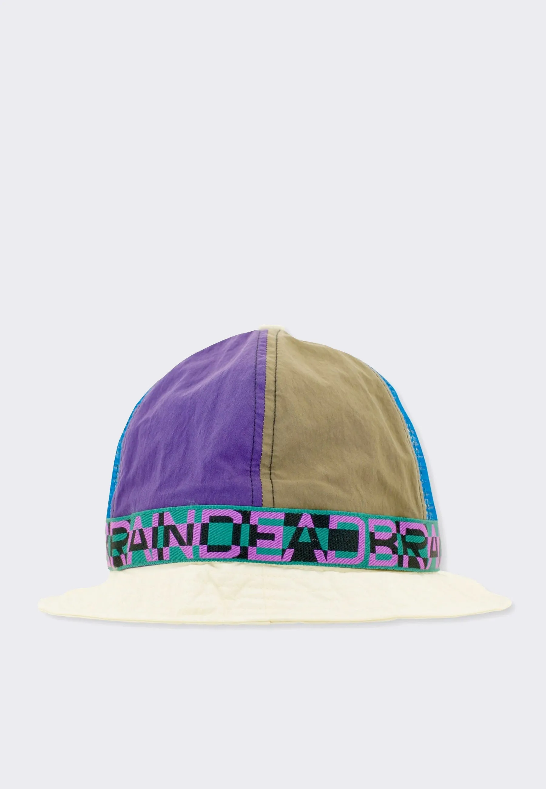 Nigel Colour Blocked Bell Bucket Hat - cream